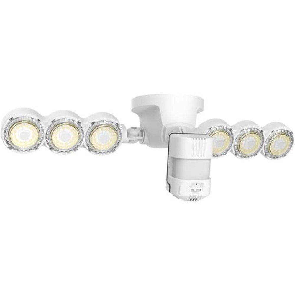 45W 6000LM Motion Sensor Outdoor Light, 5000K Dusk to Dawn Eave Mount Security\